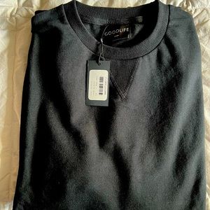 GOODLIFE Terry Crew in size Large, color black.